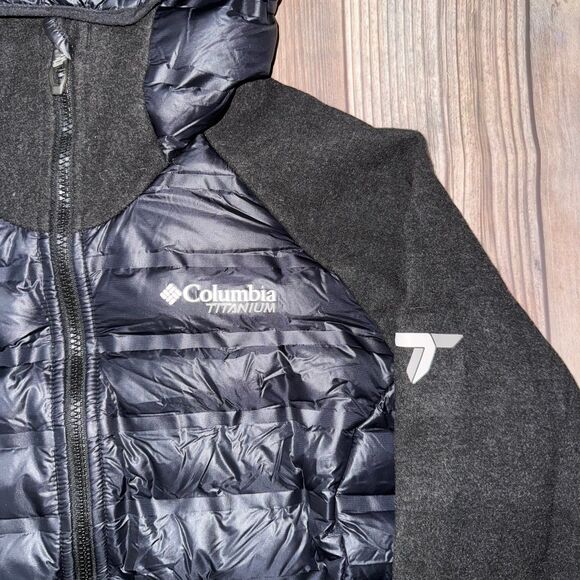 Women’s Columbia Snowfield Down Hybrid Titanium Large Jacket - Picture 3 of 9